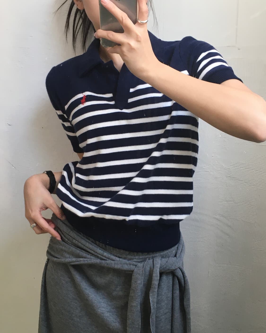 [새상품] Polo 폴로 랄프로렌 단가라 카라 니트 상품이미지6