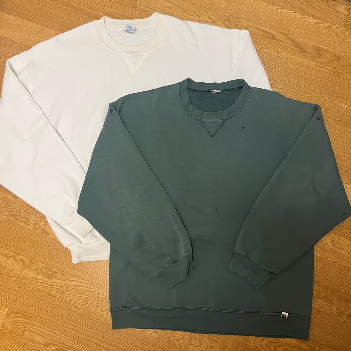 [XXL] 90s 빈티지 러셀 크루넥 화이트 상품이미지2