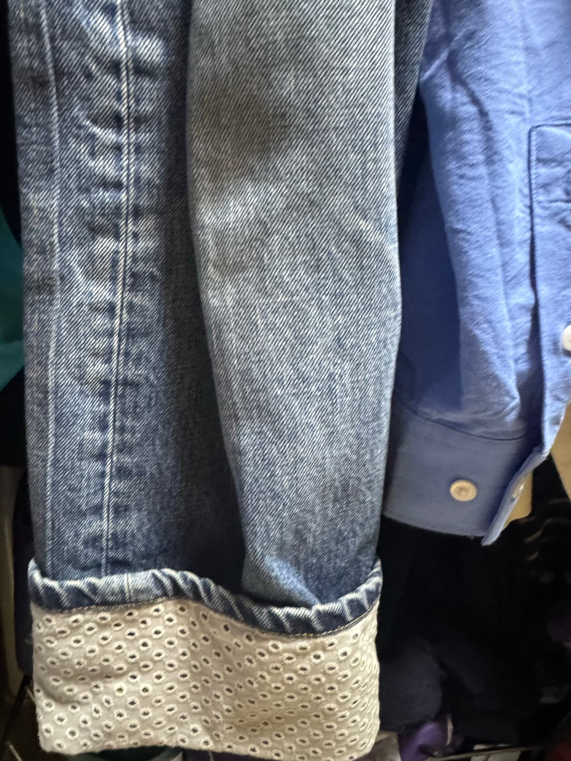 준야 꼼데가르송 진 청바지 상품이미지2