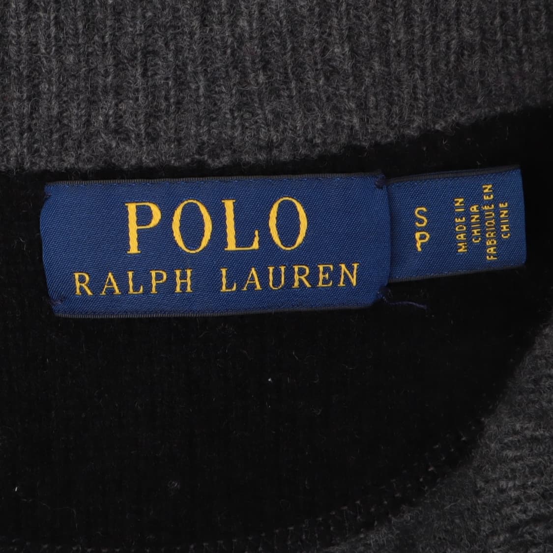 폴로 랄프로렌 그레이 메리노울 캐시미어 하프집업 니트 상품이미지8