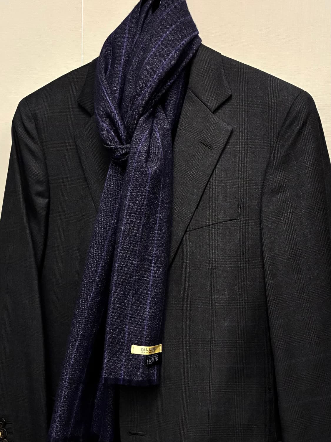 Pal Zileri 빨질레리 캐시미어 울 스트라이프 스카프 머플러 상품이미지9