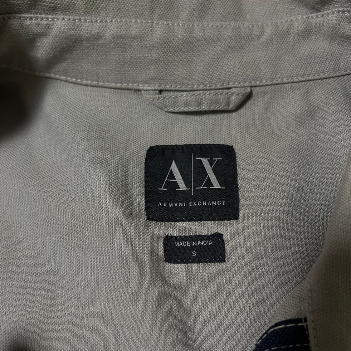 아르마니 익스체인지 밀리터리 코튼 셔츠 지퍼 자켓 상품이미지5