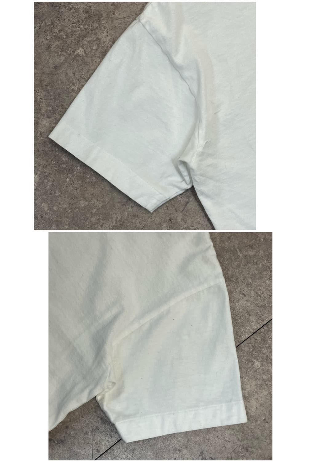 꼼데가르송 반팔티 화이트 L #csz2568 상품이미지10