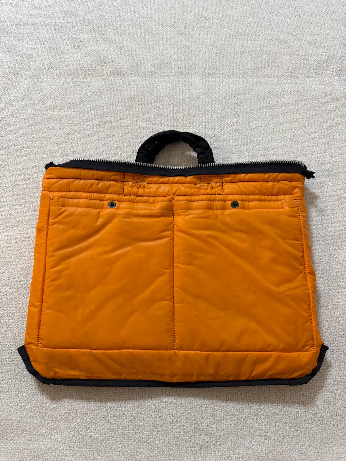 (미사용급) PORTER 포터 탱커 숏 헬멧백 L 블랙 서류가방 상품이미지6