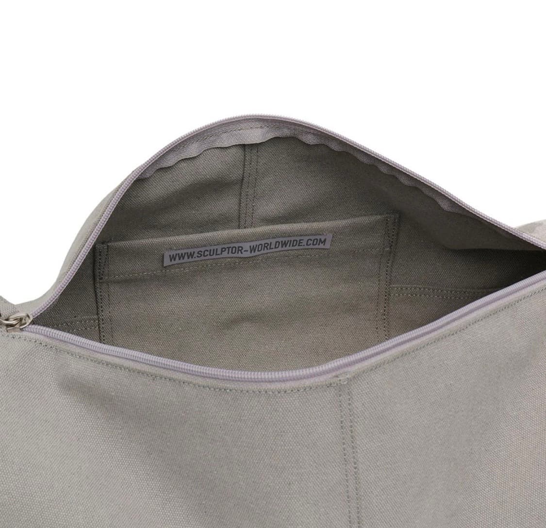 스컬프터 Vintage Canvas Duffel Bag Pale Gray 상품이미지3