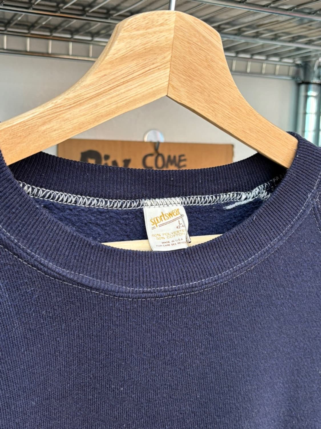 80s Sportswear Blank Raglan Sweatshirt 상품이미지2