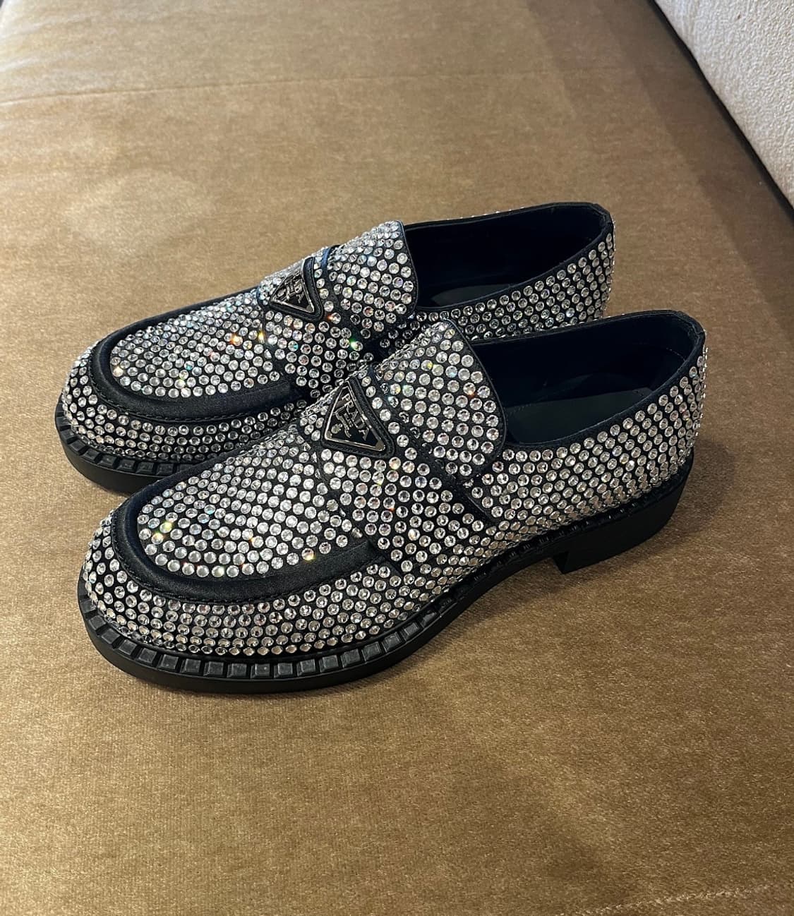 프라다 큐빅 로퍼 245사이즈 상품이미지3