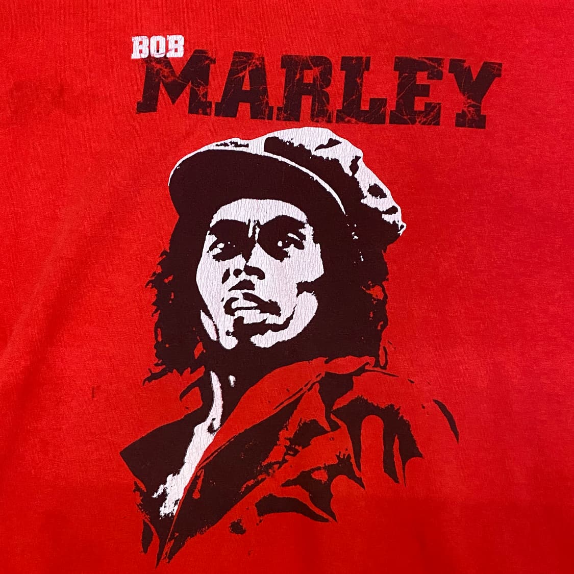 미국 빈티지 밥말리 로고 프린팅 반팔티셔츠 락티셔츠 상품이미지3