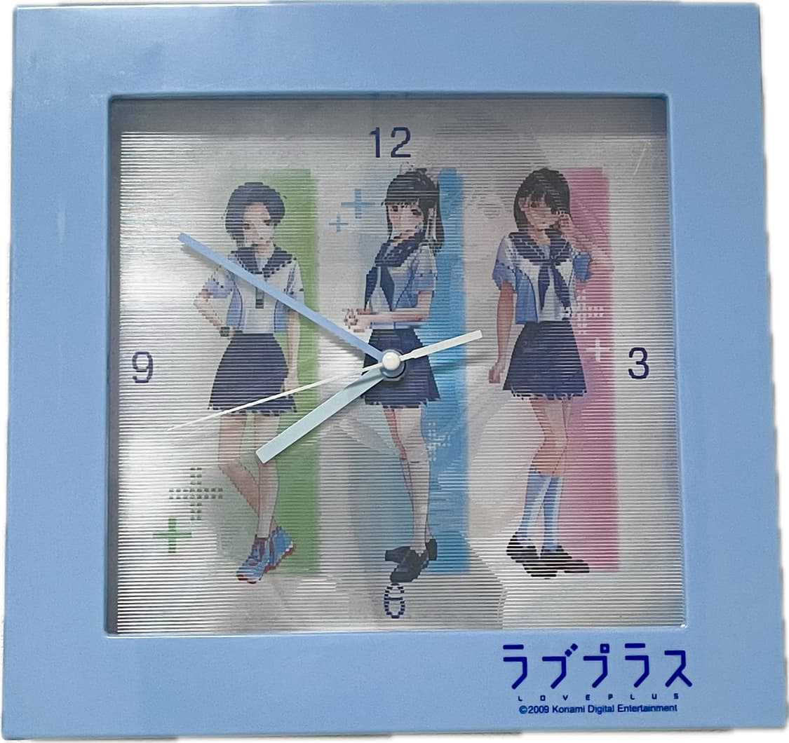 러브플러스 체인징 클럭 고전 시계 벽걸이시계 빈티지시계 고전미소녀피규어 상품이미지3