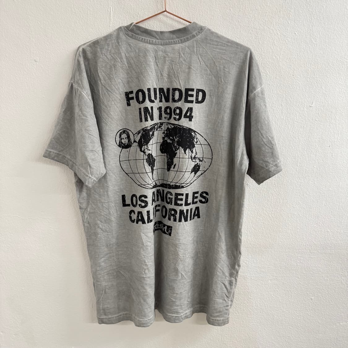 X-gril 프린팅 그레이 t-shirt 상품이미지4