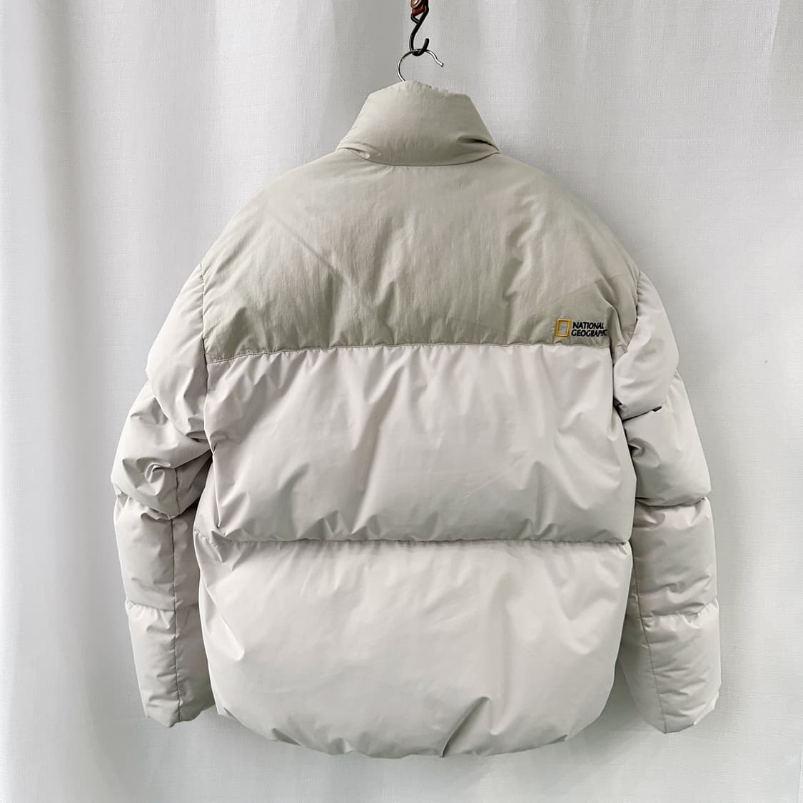 내셔널 지오그래픽 와펜 다운 패딩 라이트 그레이 S 상품이미지6