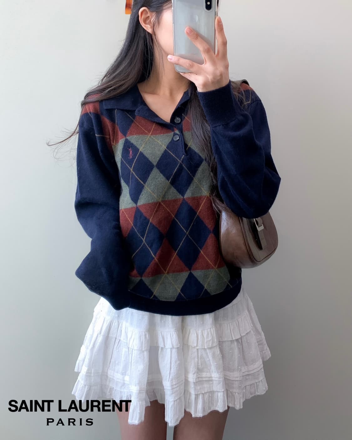 입생로랑 카라넥 니트  상품이미지1