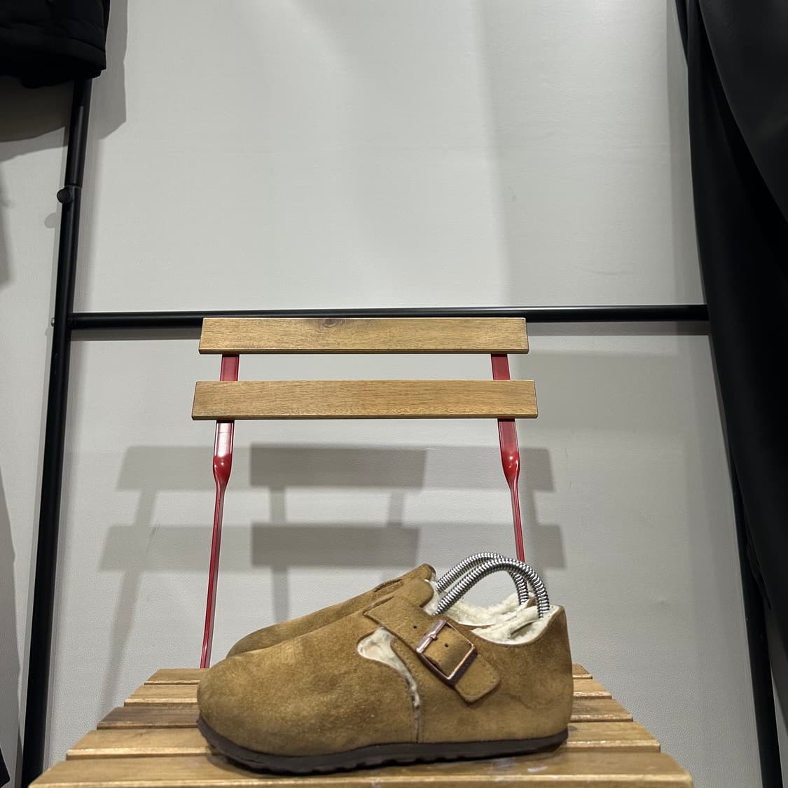 230) 버켄스탁 뮬 여성 여자 신발 런던 시어링 슈즈ㅑ 상품이미지3