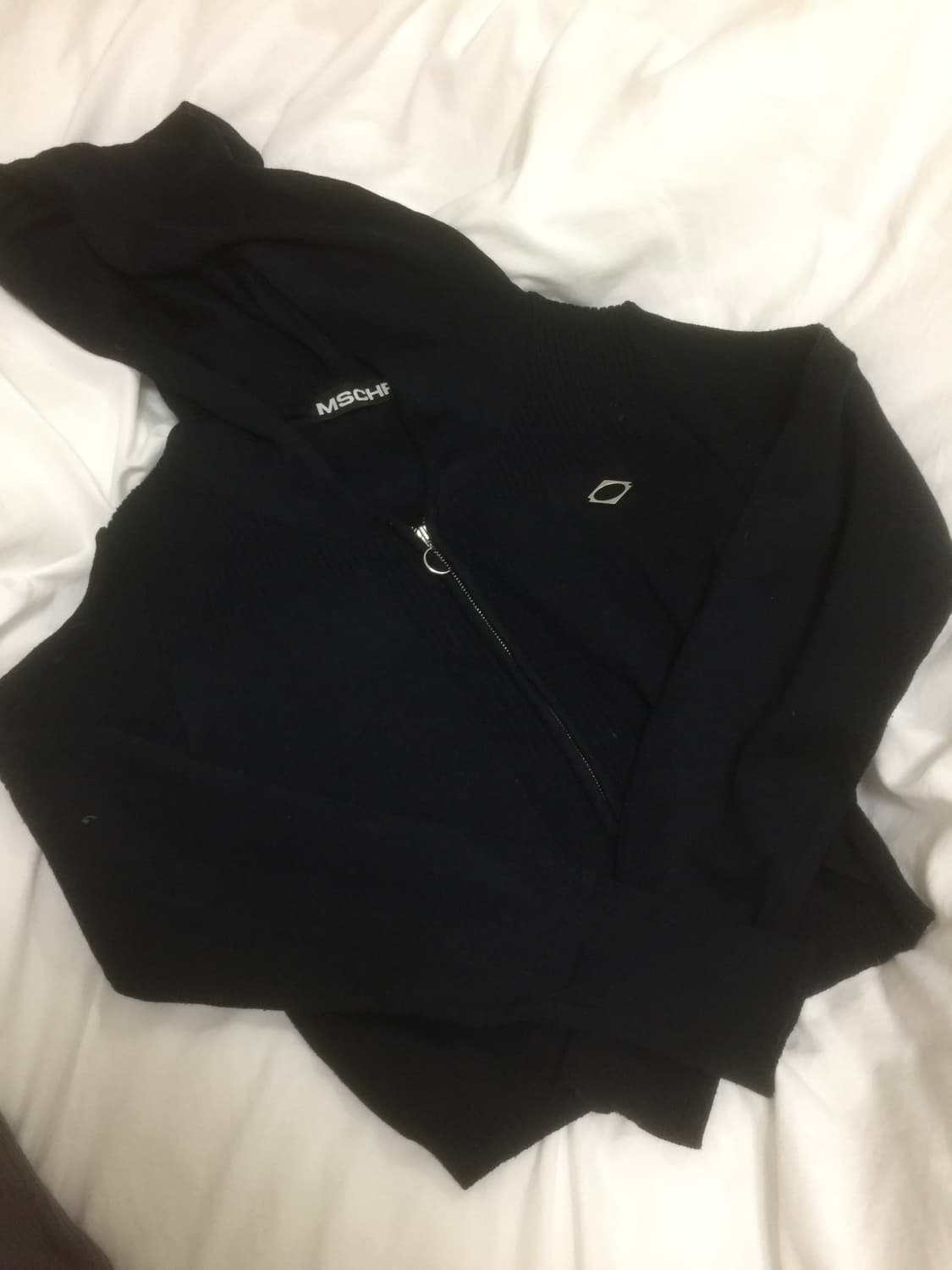 미스치프 롬버스 니트집업 M 상품이미지1