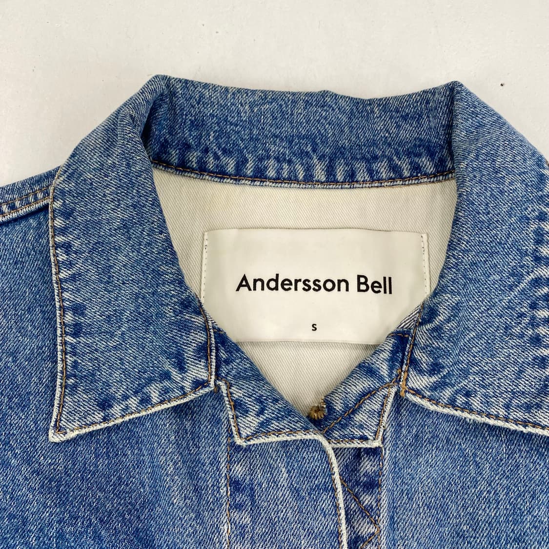 앤더슨벨 인사이드아웃 데님 트러커 자켓 (98)  ﻿ 상품이미지7