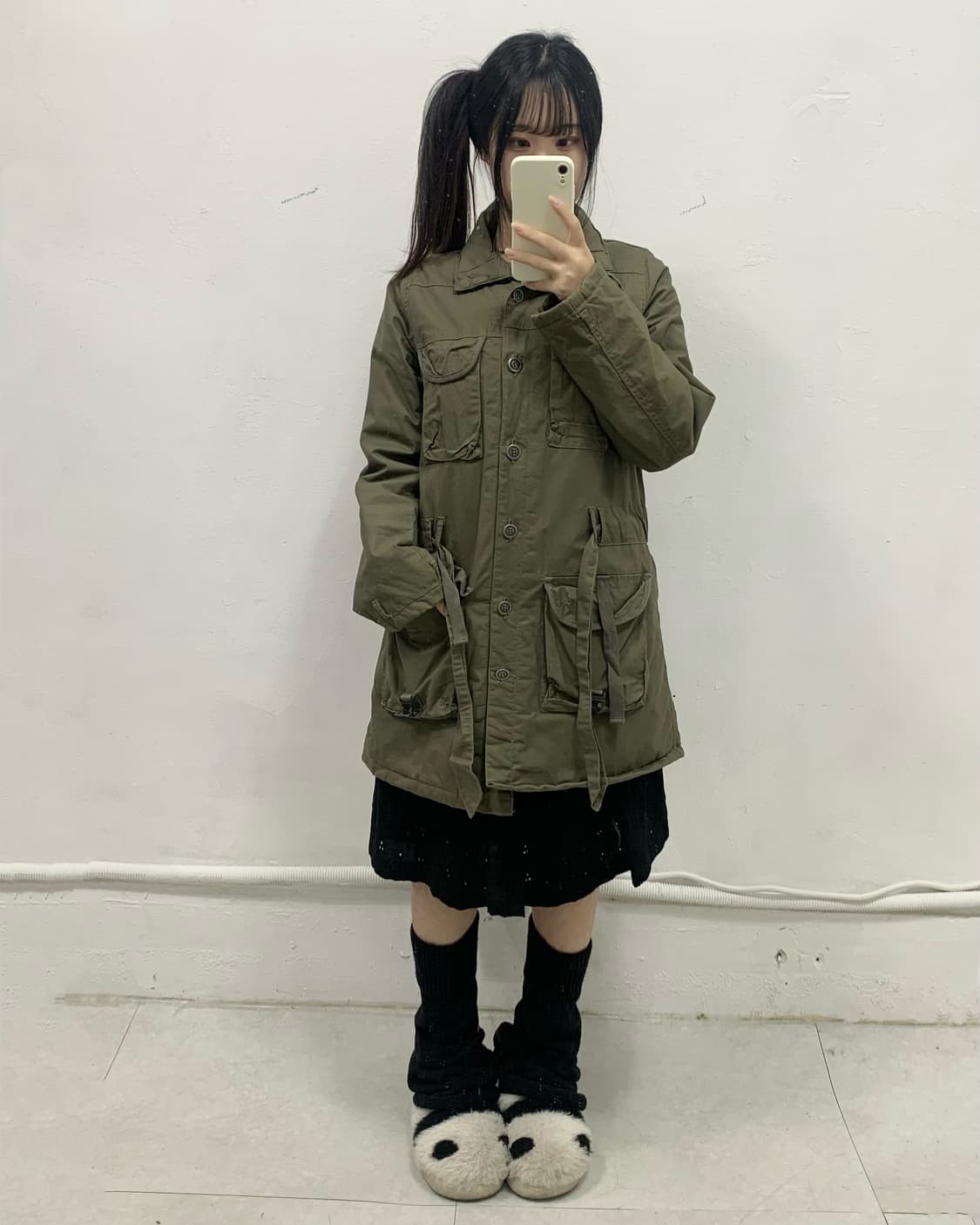 [Q.A] 야상 y2k 하이넥 자켓 상품이미지2