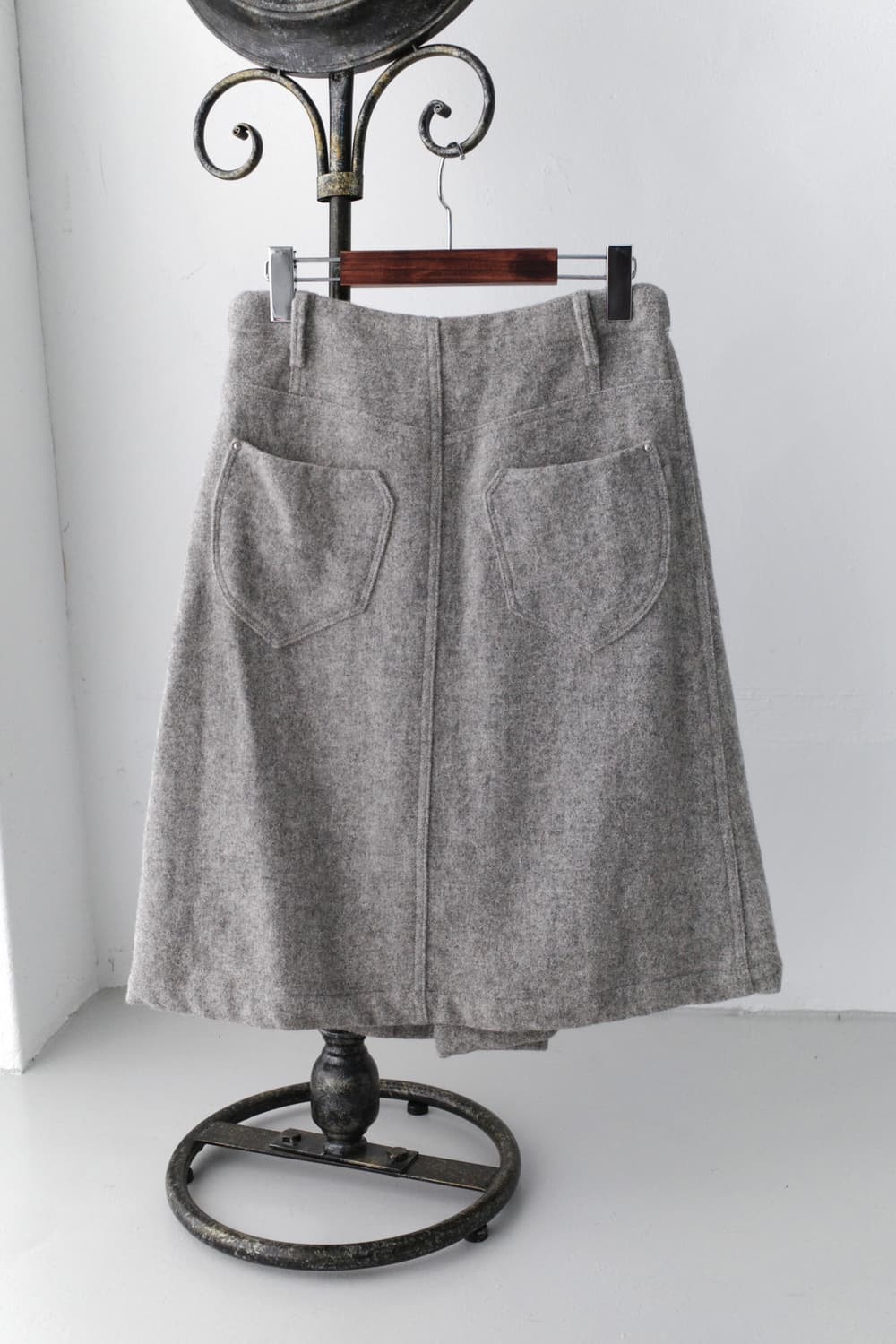 button wrap skirt 상품이미지2