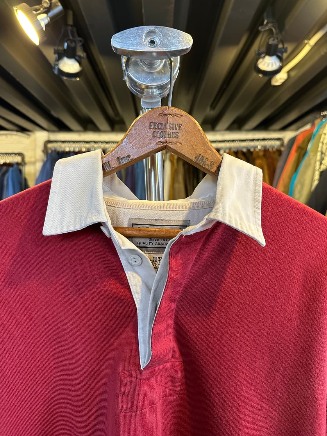 엘엘빈 코튼 럭비셔츠 럭비티셔츠 상품이미지3