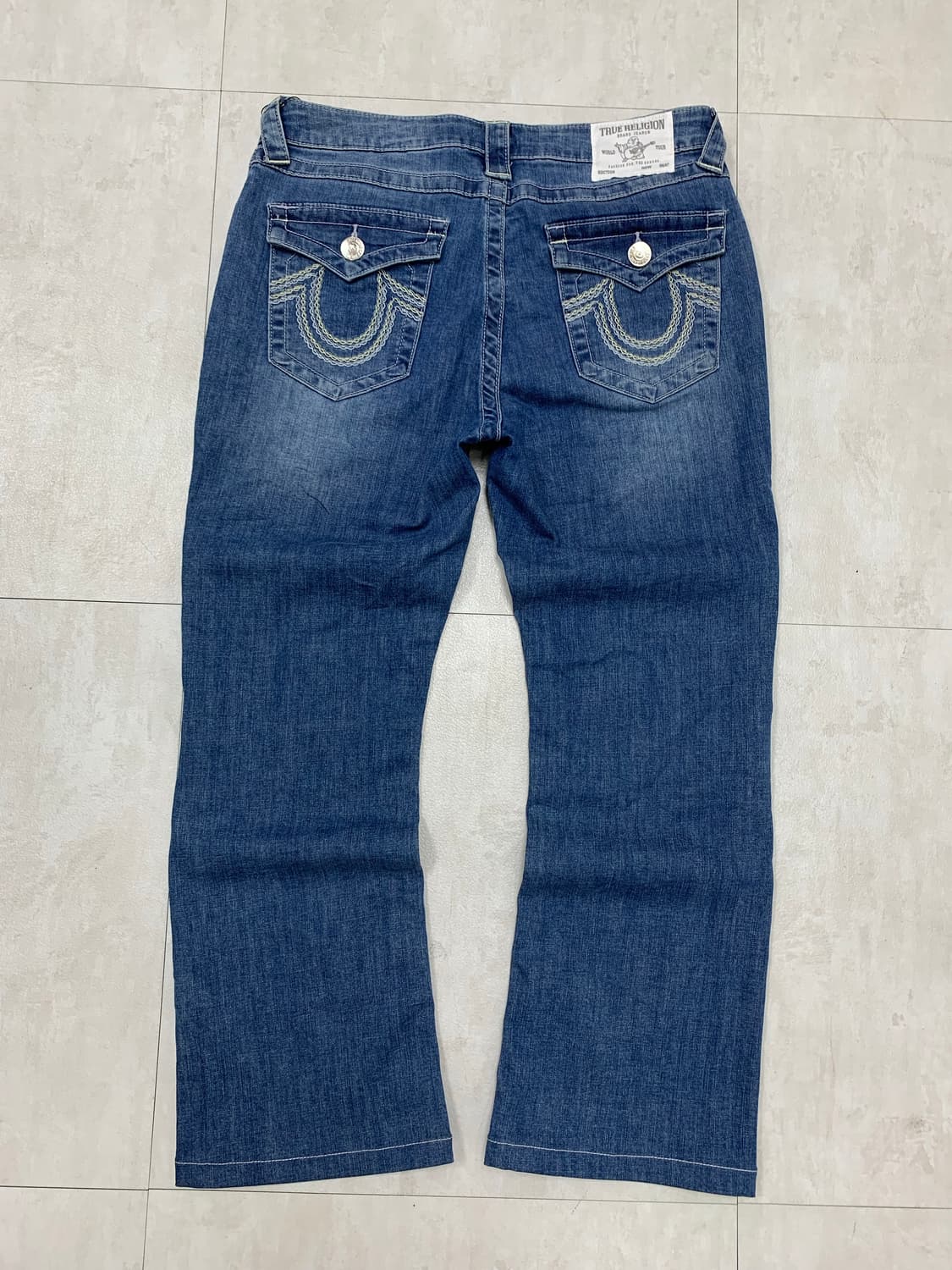 트루릴리전 와이드 부츠컷 데님 팬츠 #656 상품이미지8