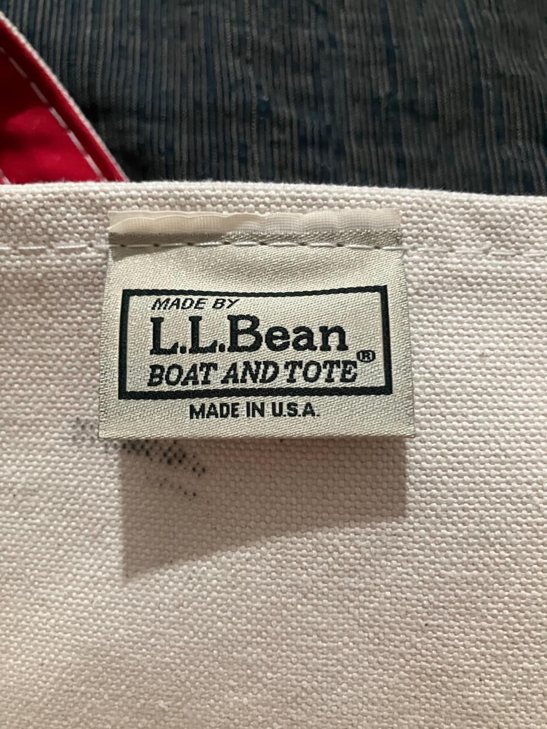 🇺🇸 USA 빈티지 엘엘빈 Boat and Tote 토트백 빅백 XL 상품이미지5