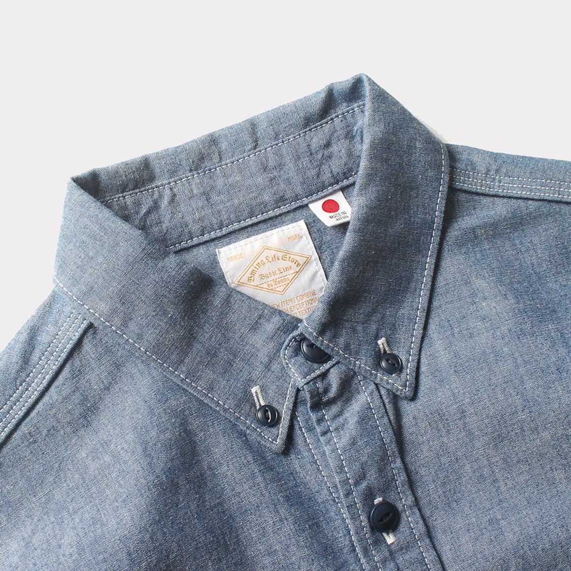 비밍 바이빔즈 샴브레이 워크셔츠 상품이미지3