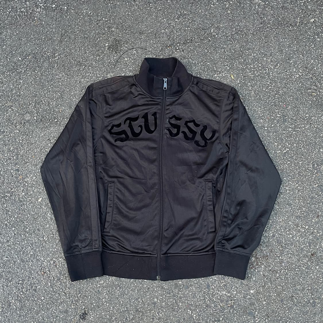 00s  스투시 어센틱 기어 올드스쿨 바시티 트랙탑 져지 S 상품이미지1