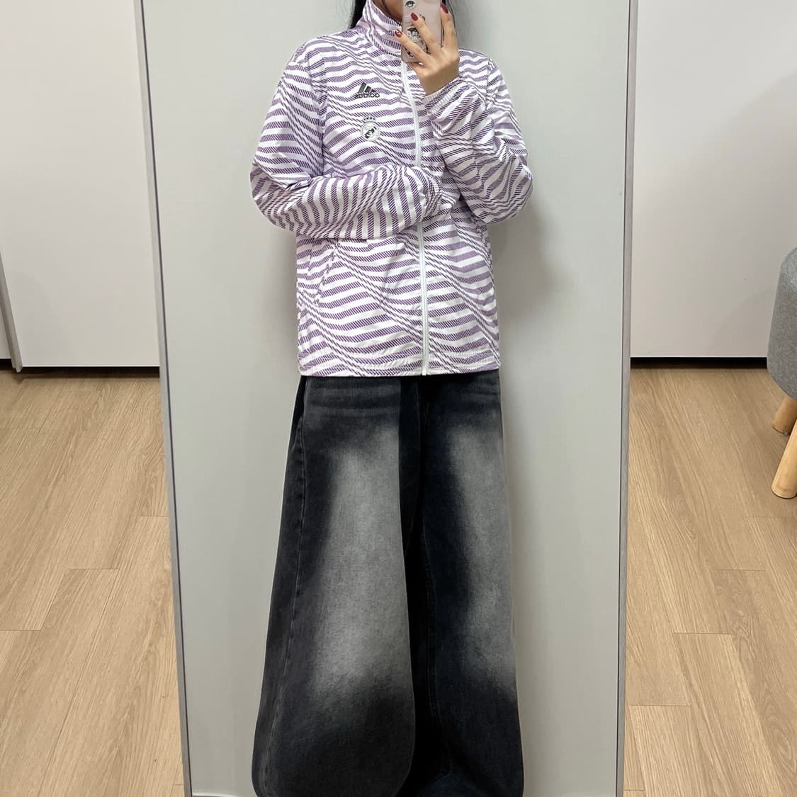 (유일매물) 아디다스 레알 마드리스 앤섬 화이트 리버시블 자켓 상품이미지2