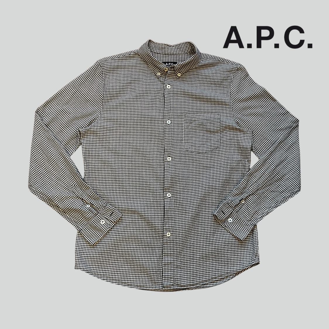 [L]A.P.C 아페쎄 체크 셔츠 상품이미지1