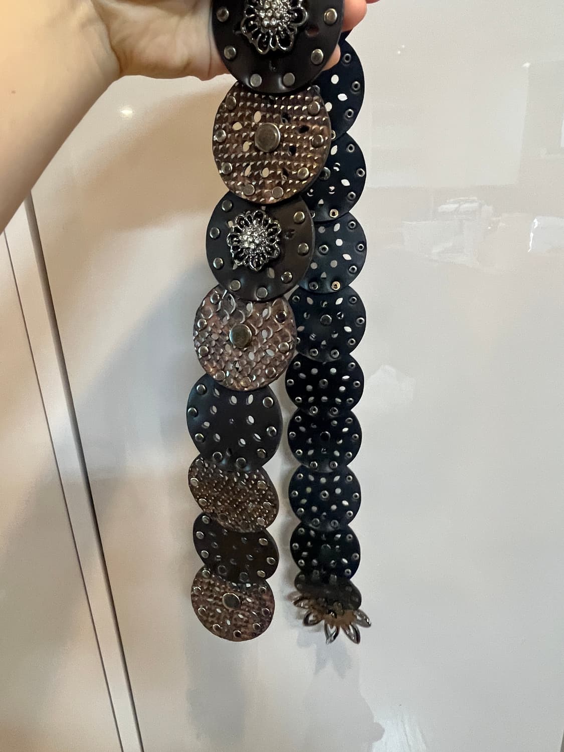 빈티지 모리 디테일 벨트 상품이미지3