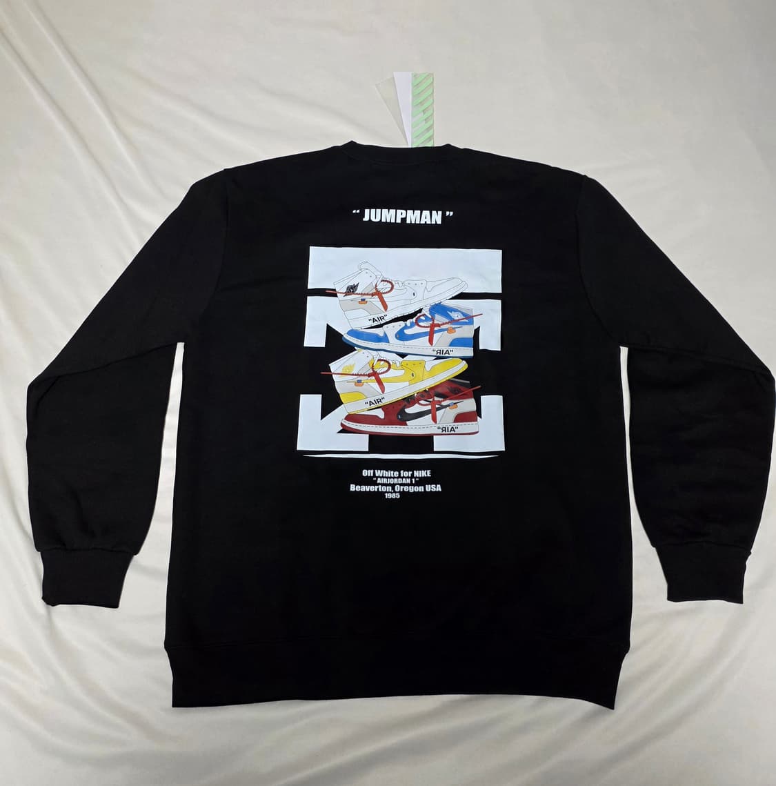 (새제품) 나이키 오프화이트 맨투맨 XXL (가단 60cm) 상품이미지2