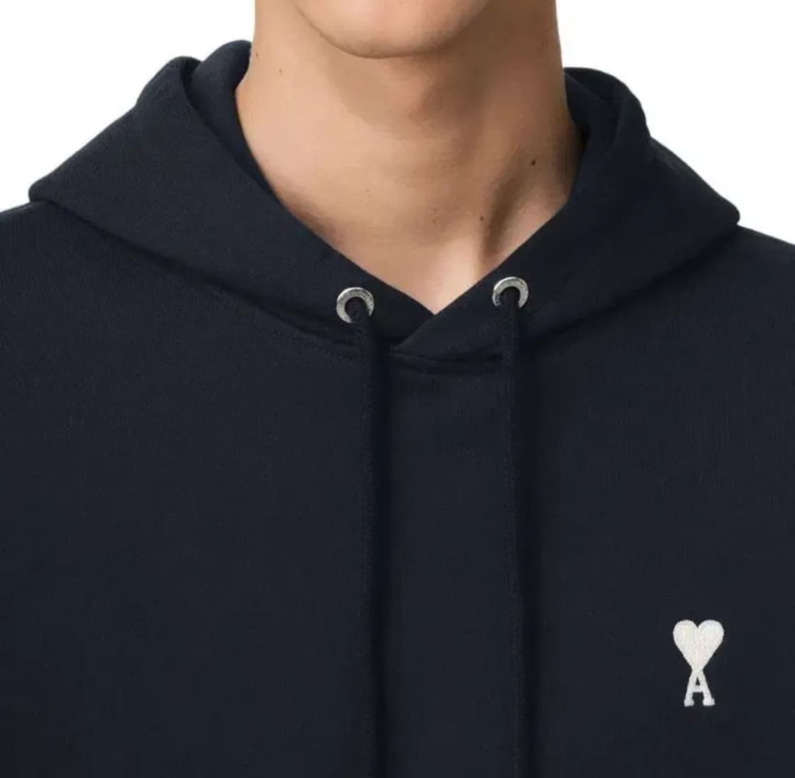 아미 스몰하트 화이트로고 후드티 3컬러 상품이미지6