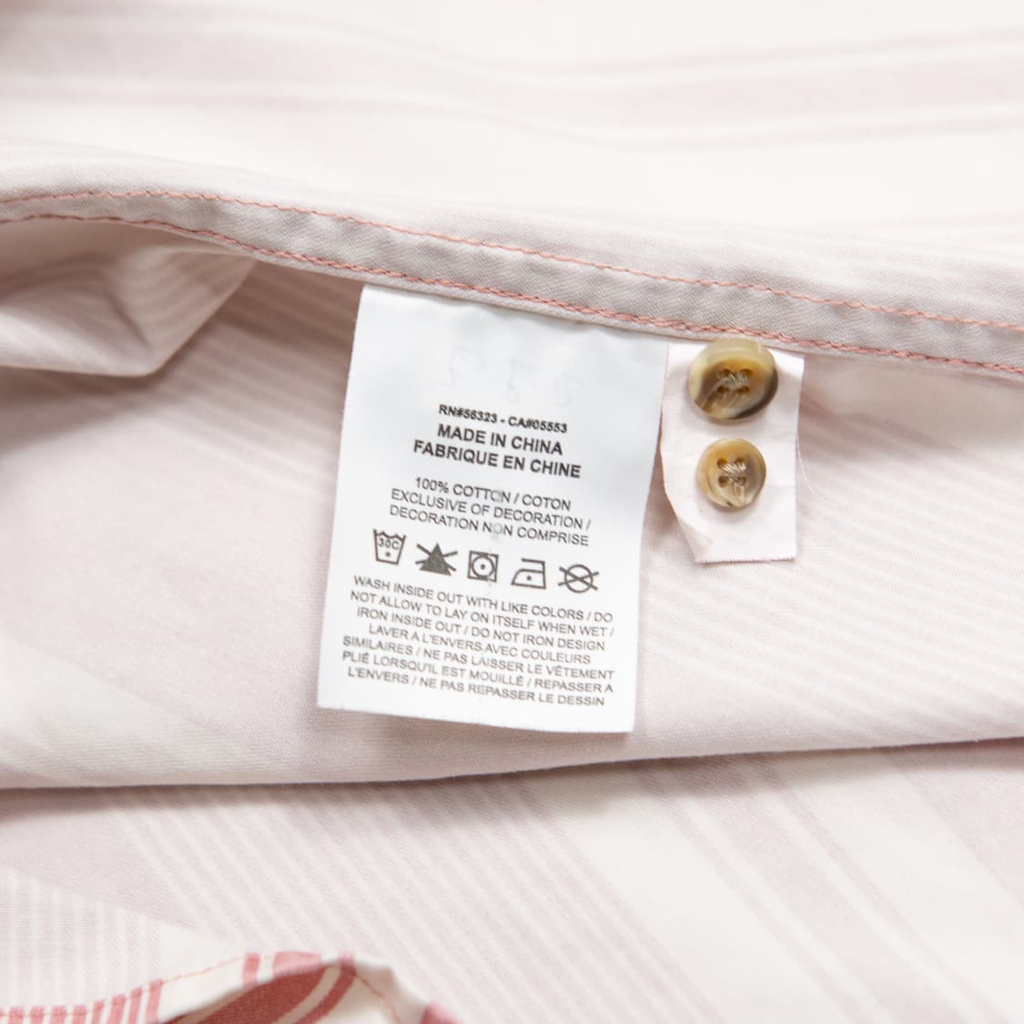 슈프림 나이키 핑크 스트라이프 코튼 트윌 셔츠 상품이미지6