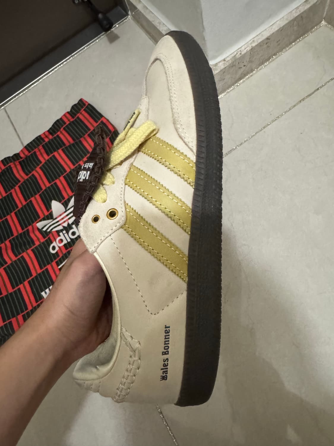 아디다스 웨일스 보너 삼바 브라운 에크루 틴트260 상품이미지2