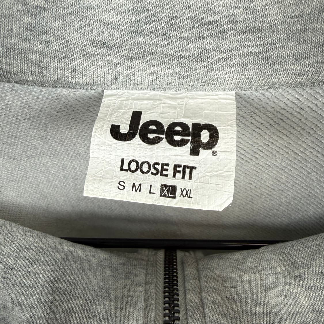 (XL) 지프 하프집 맨투맨 그레이 상품이미지3