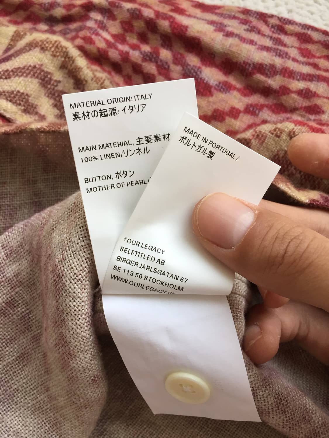 아워레가시 재즈 프린트 셔츠 상품이미지6