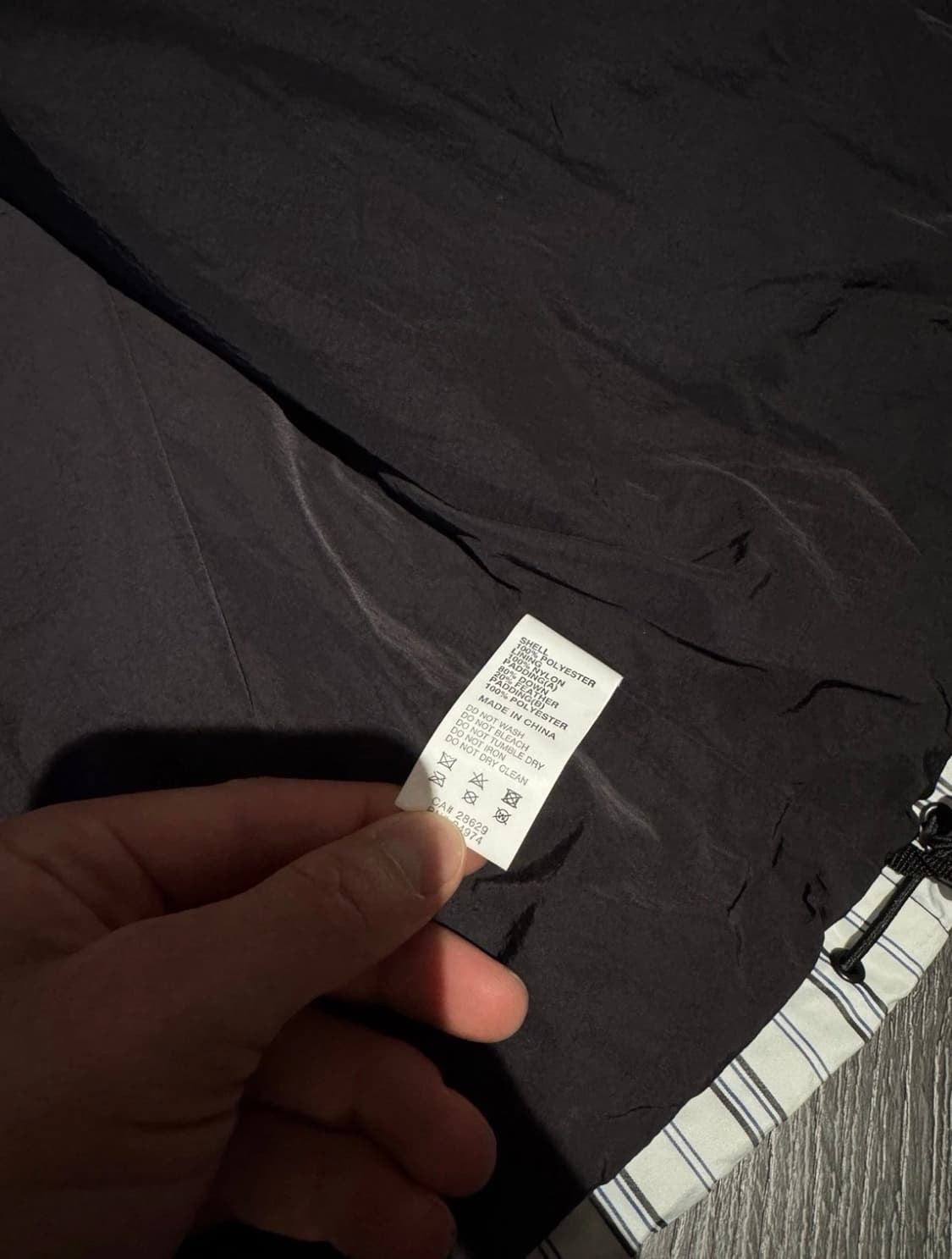 스투시 스트라이프 패딩 L 상품이미지5