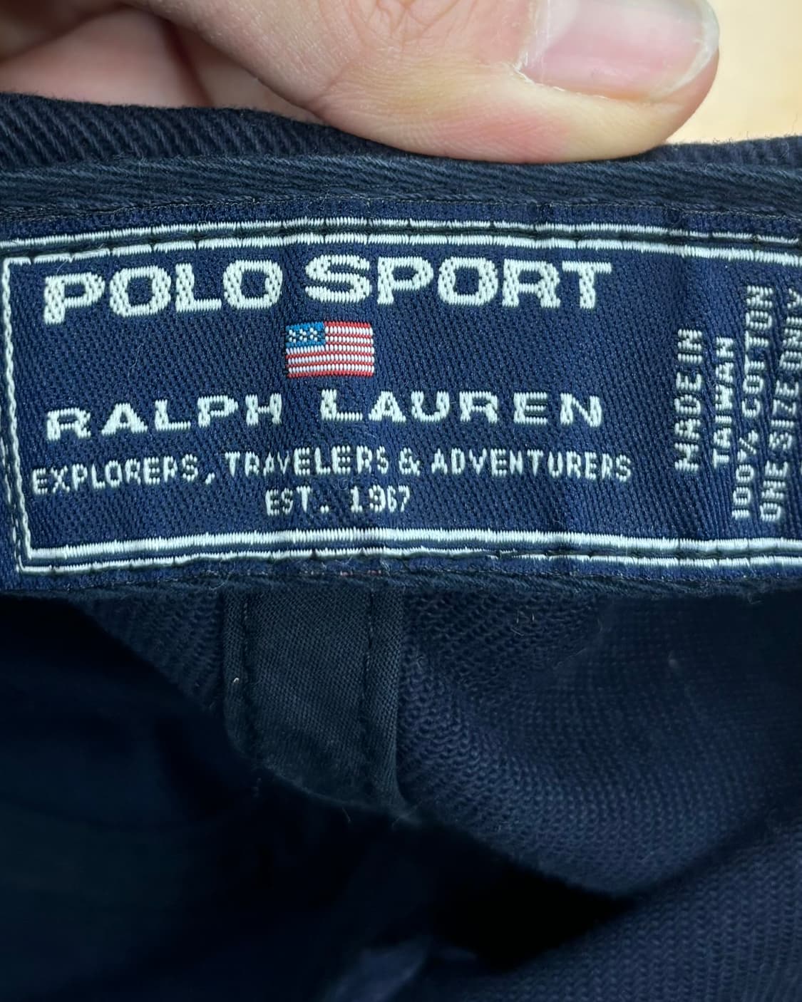 폴로 스포츠 네이비 자수 볼캡 상품이미지6