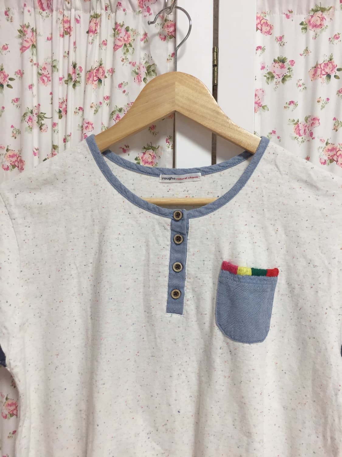 빈티지 rough 마린 반팔 상품이미지2