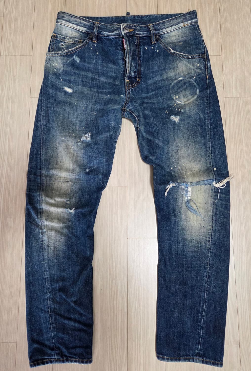 디스퀘어드 케니 트위스트 데님팬츠  상품이미지1