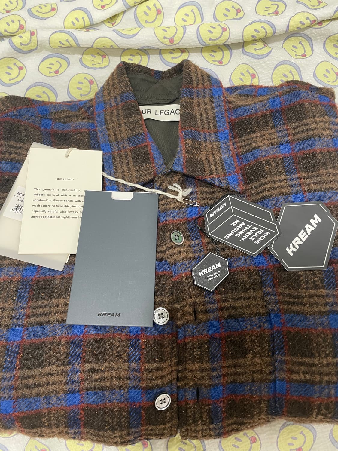 46 아워레가시 어보브 셔츠 브라운 판코우체크  상품이미지4