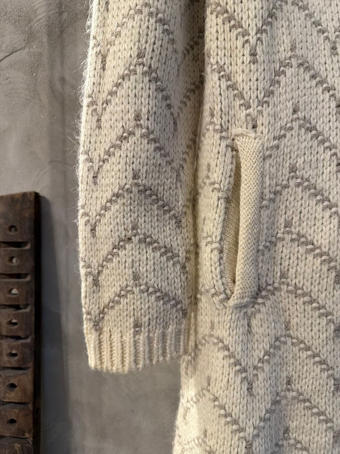 에스 기비엔 알파카 가디건 55~66 상품이미지7