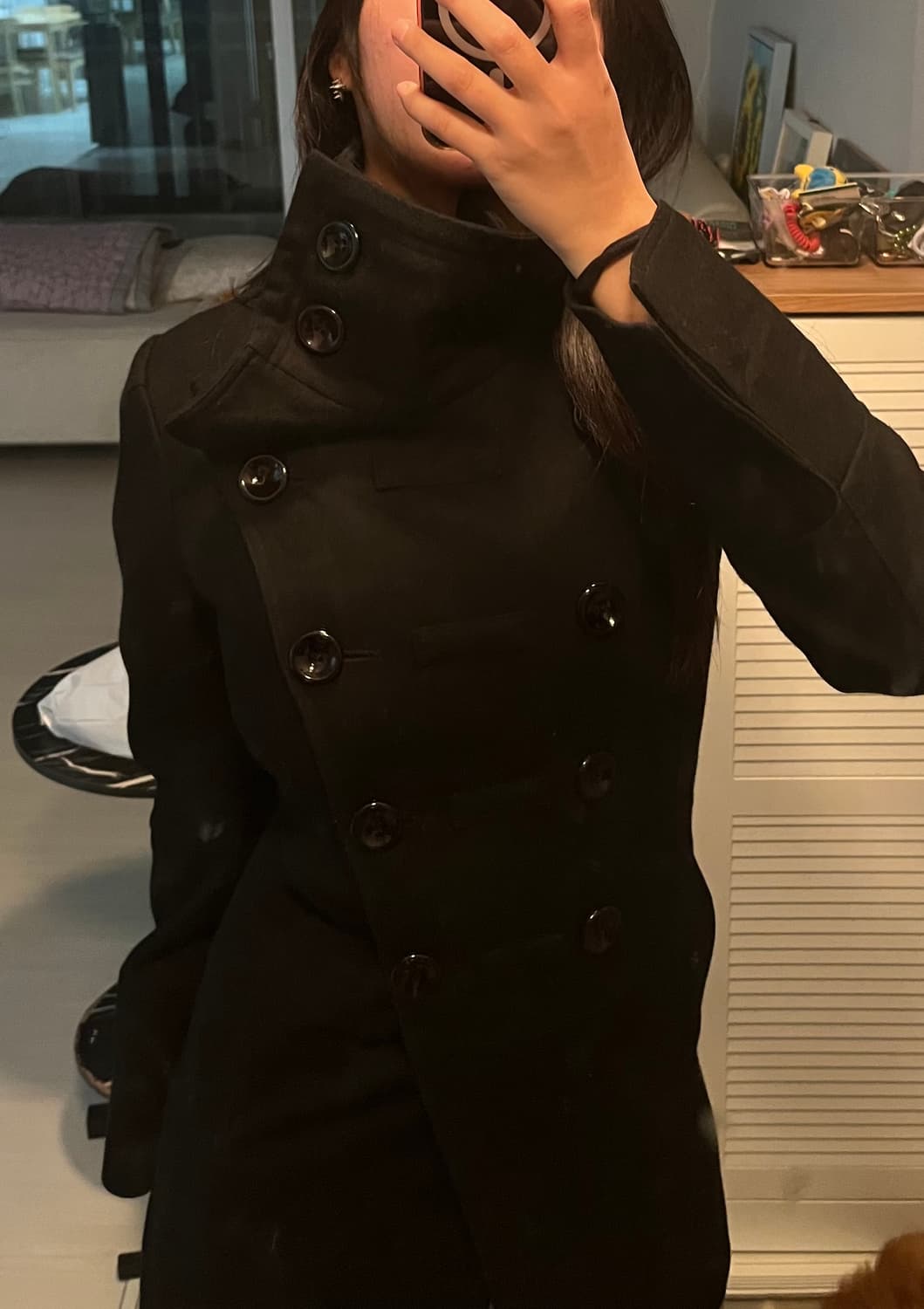 나폴레옹 하이넥 피코트 상품이미지10