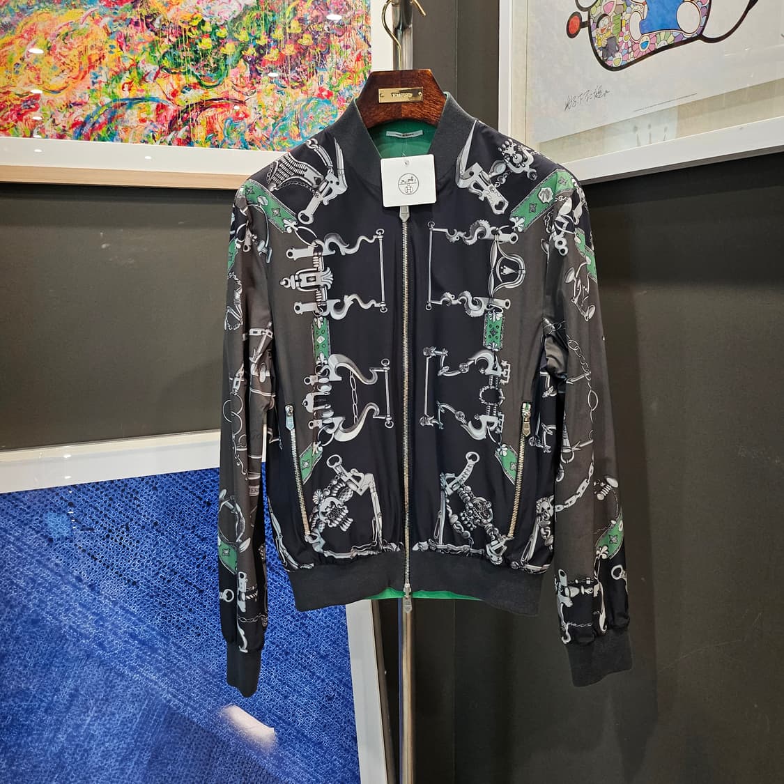 에르메스 MORS & Gourmettes 리버시블 블루종자켓 상품이미지2