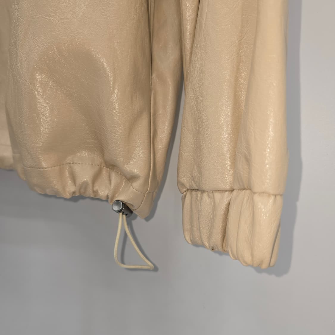 안데르센 에고 레더 자켓 베이지색 상품이미지7