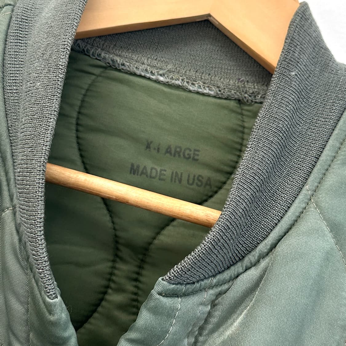 미 공군 퀼팅 자켓 점퍼 깔깔이 오리지널 USA 미국 카키 상품이미지5