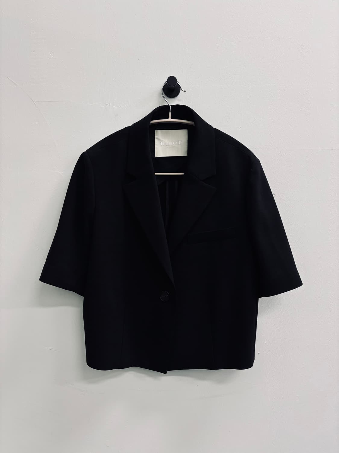 유메르(umer) 클래식 싱글 숏 반소매 자켓 상품이미지1