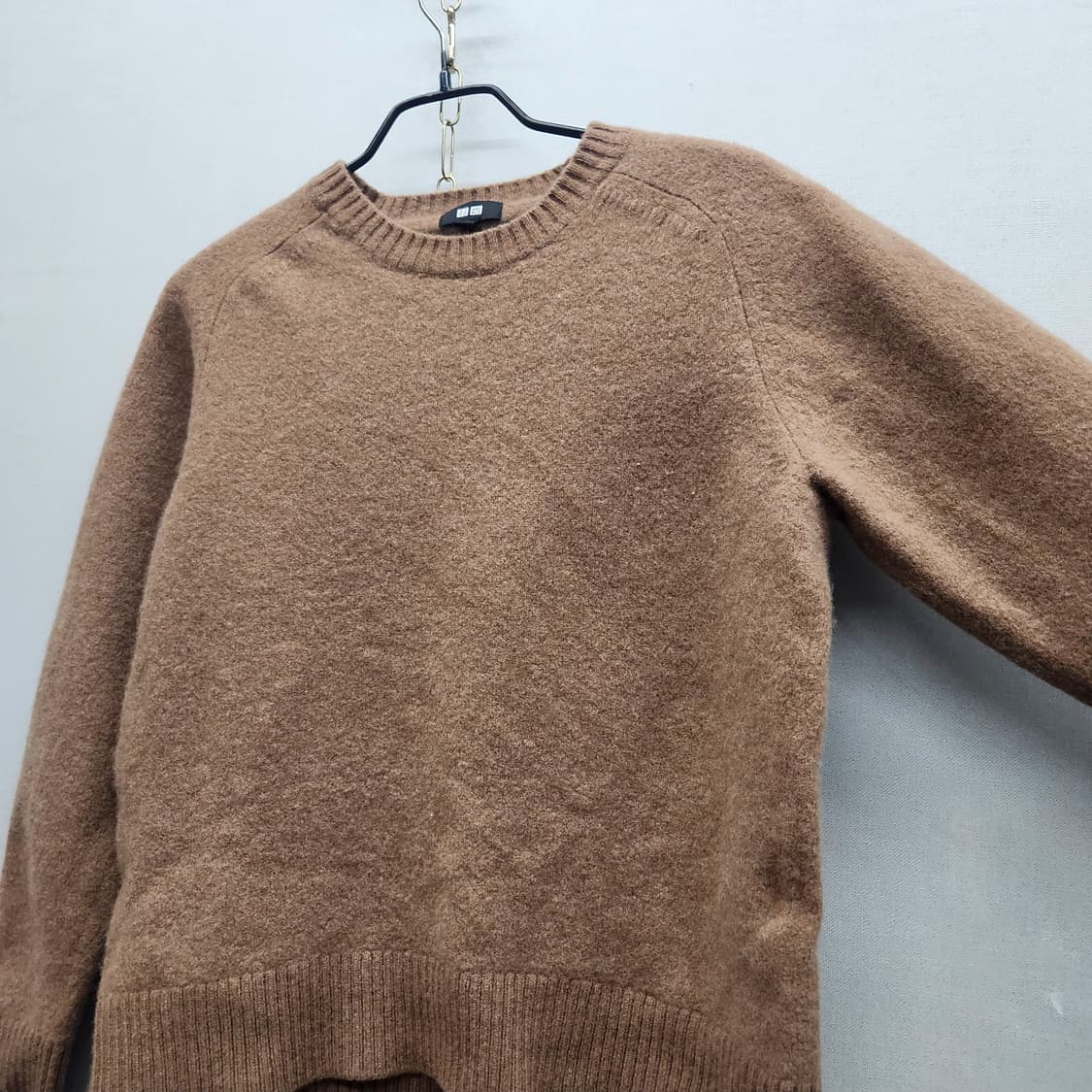 유니클로 브라운 모 니트 S 상품이미지2