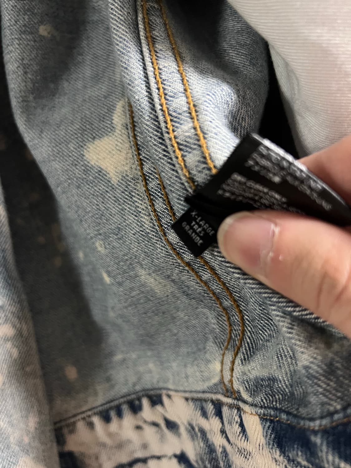 [XL] amiri 아미리 mx2 블리치드 트러커 자켓 상품이미지8