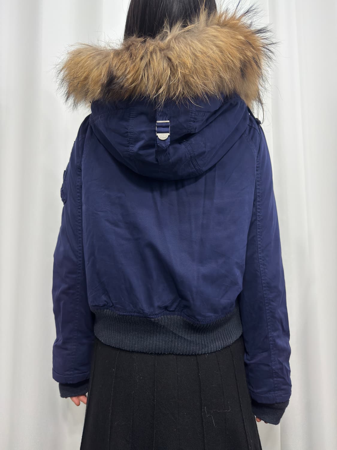 moussy real fur hood bomber jacket 상품이미지7