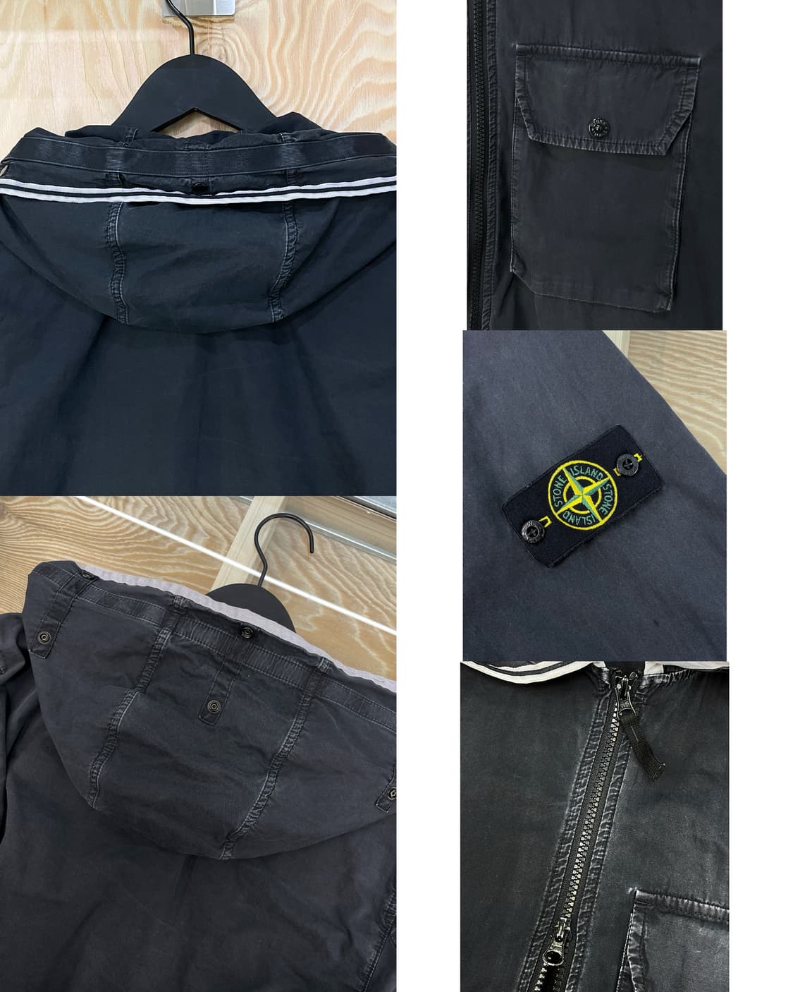 스톤아일랜드 21F/W 올드 이펙트 후디드 자켓 상품이미지7